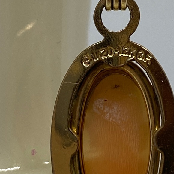 Vintage 12K GF Cameo Bracelet & Pendant w/Chain - Picture 3 of 5